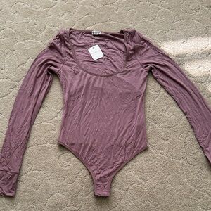 Free People Long Sleeve Bodysuit